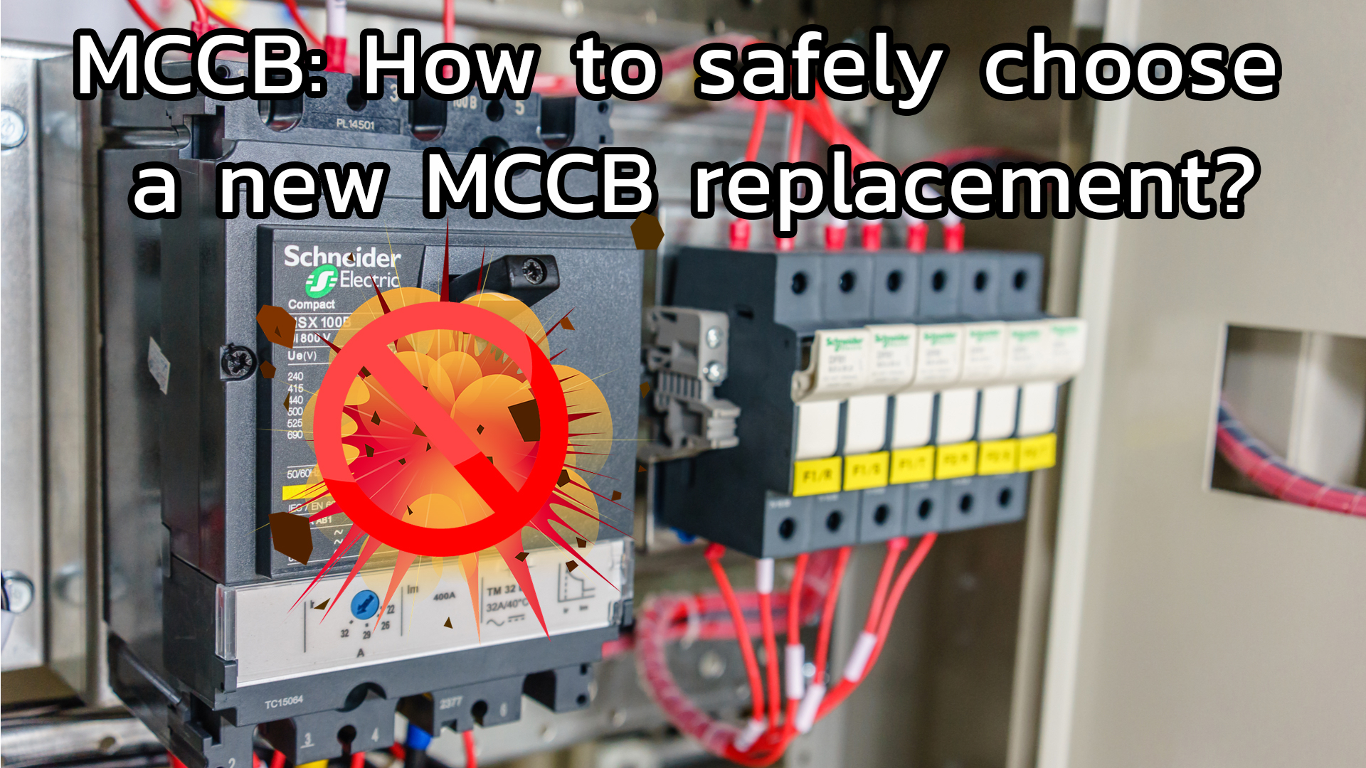 How to safely replace MCCB